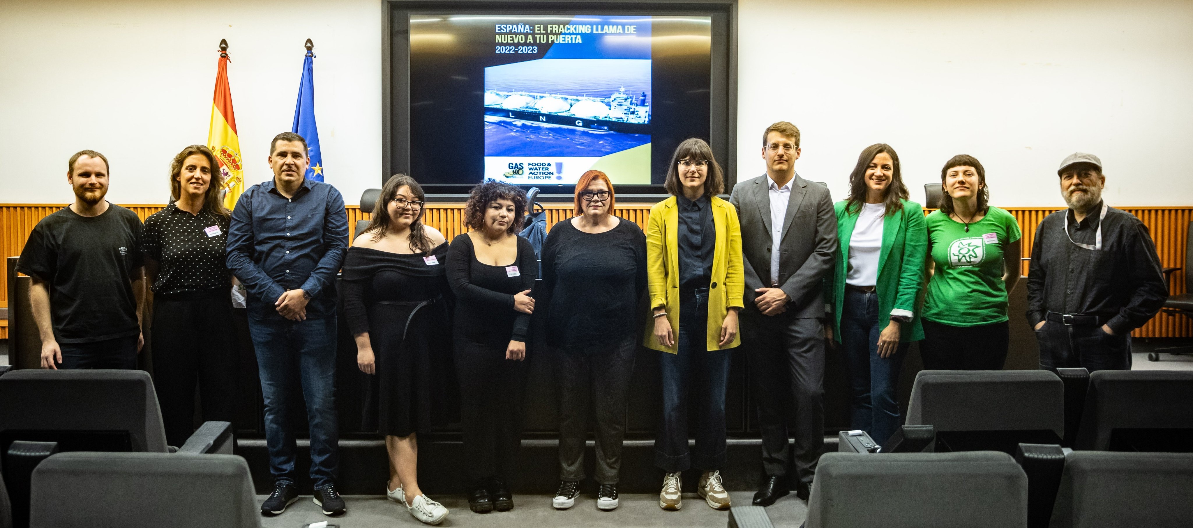 reunión fracking foto de familia
