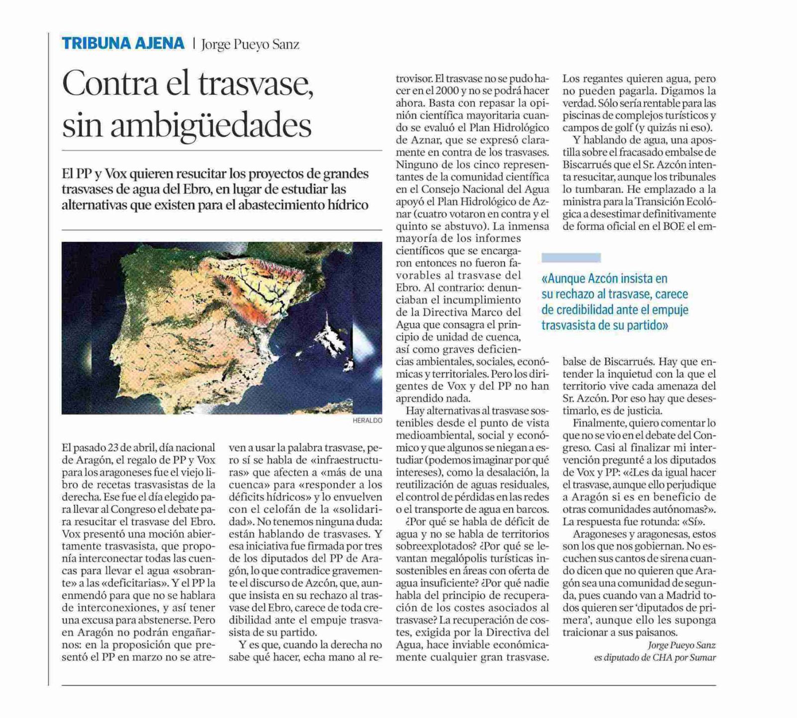 Opinión Jorge trasvase (HA, 3-5-24)